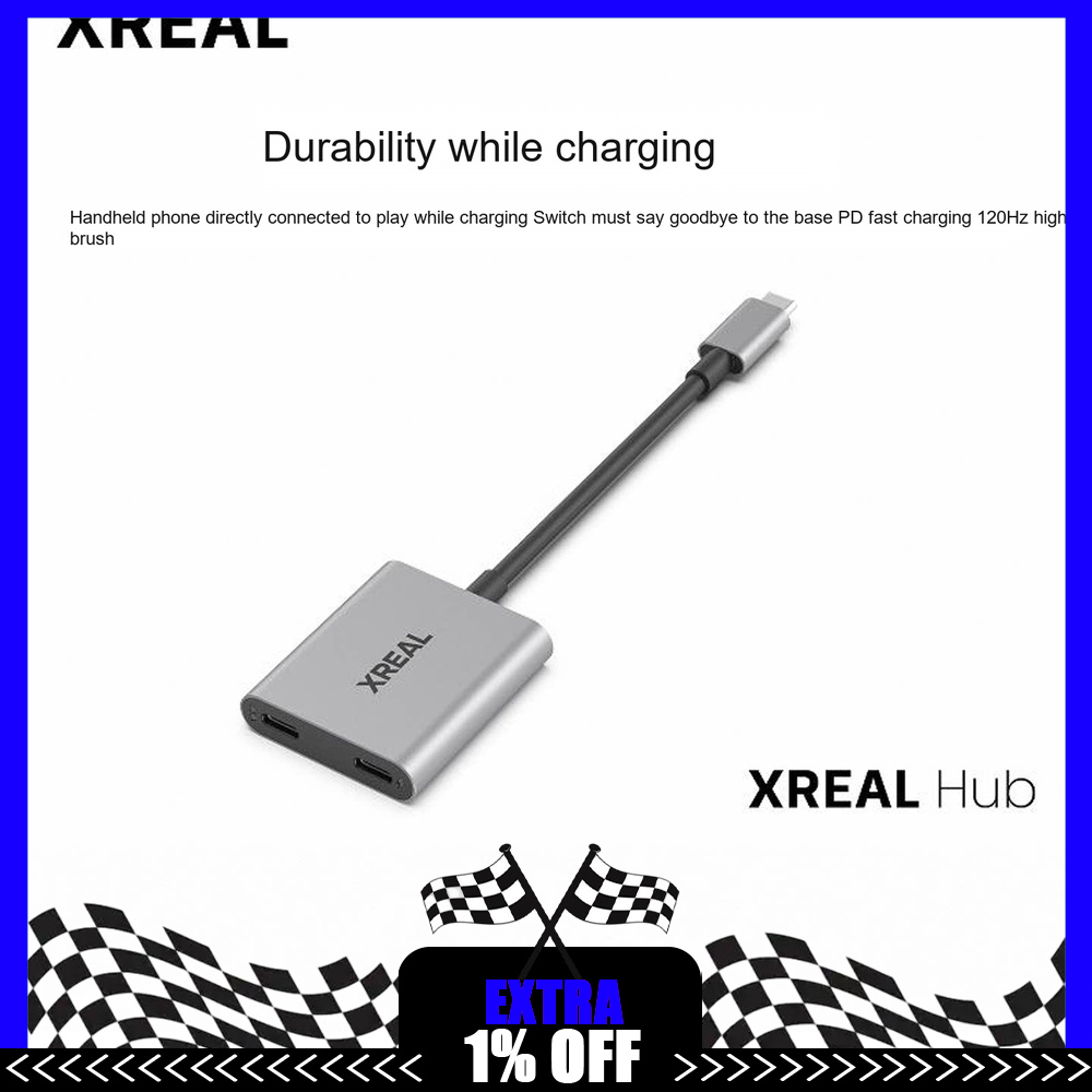 Gaming Console Rog - XREAL Hub USB-C-Adapter für AR-Brillen, Handheld-Gaming-Konsole,