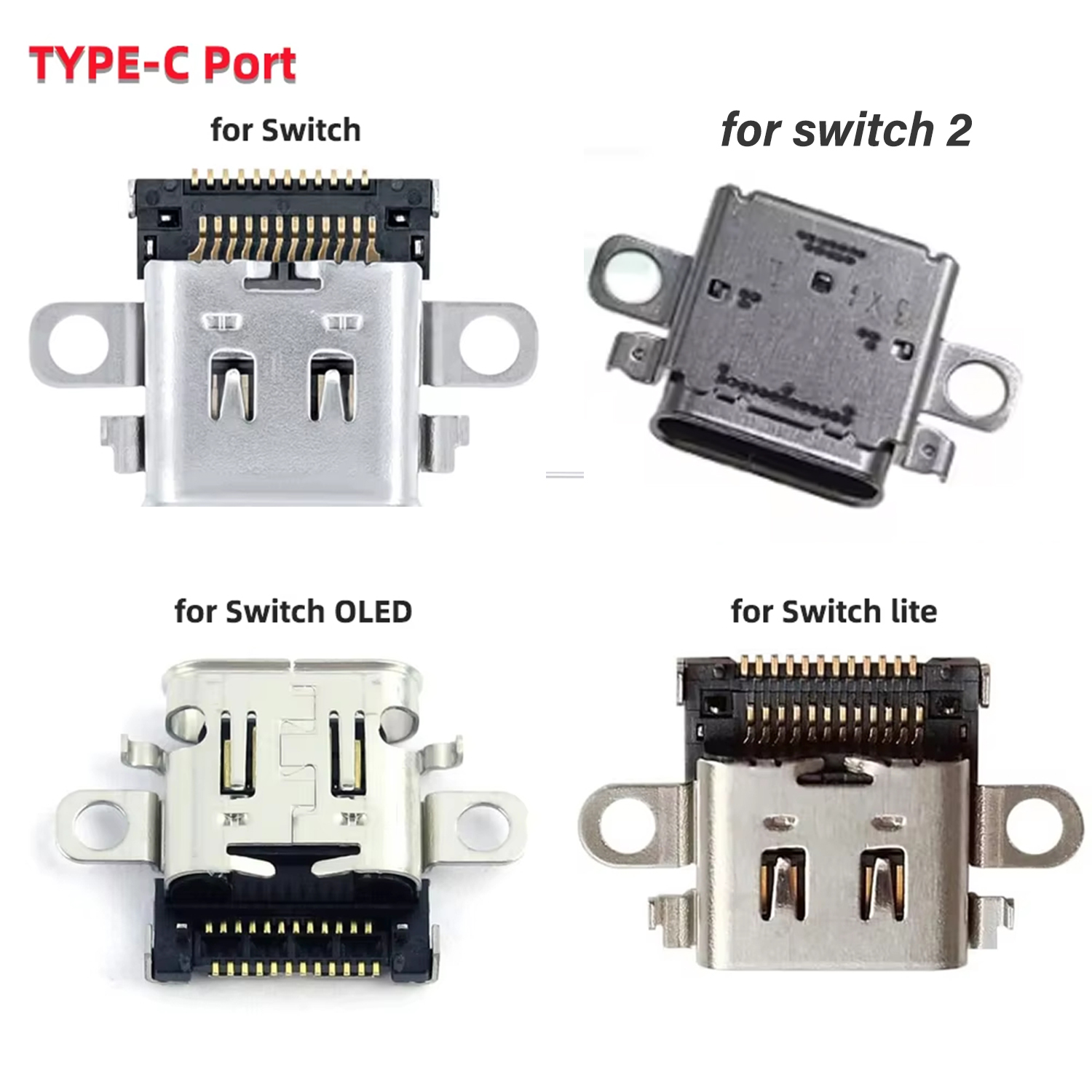 Nintendo Console Switch Oled - Ersatz Typ C Port Ladeanschluss für