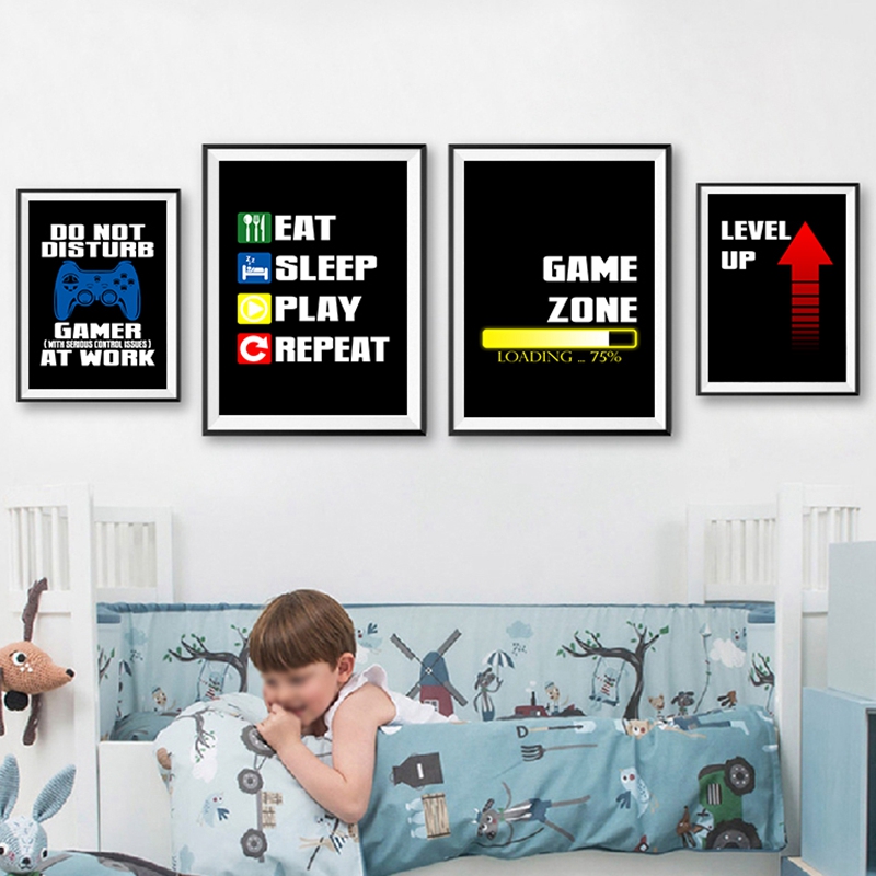 Gaming Console Quotes - Gaming Zitate Kunst Malerei Xbox PS4