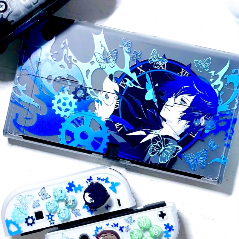 Nintendo Console Switch Oled - Makoto Yuki Harte Schutzhülle, halbtransparent, Persona