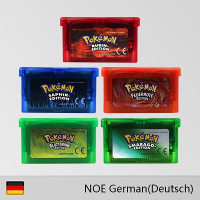Gaming Console Video - GBA Spielmodul 32-Bit Videospielkonsolen-Karte Pokemon Smaragd-