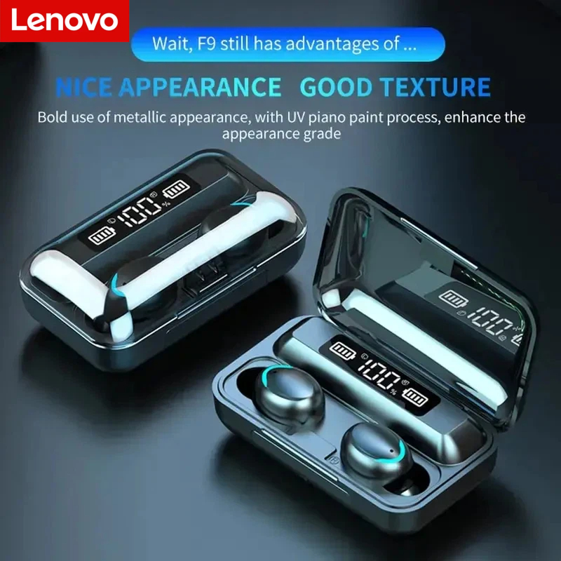 Gaming Console Case - Lenovo F9 Bluetooth Kabellose Kopfhörer -