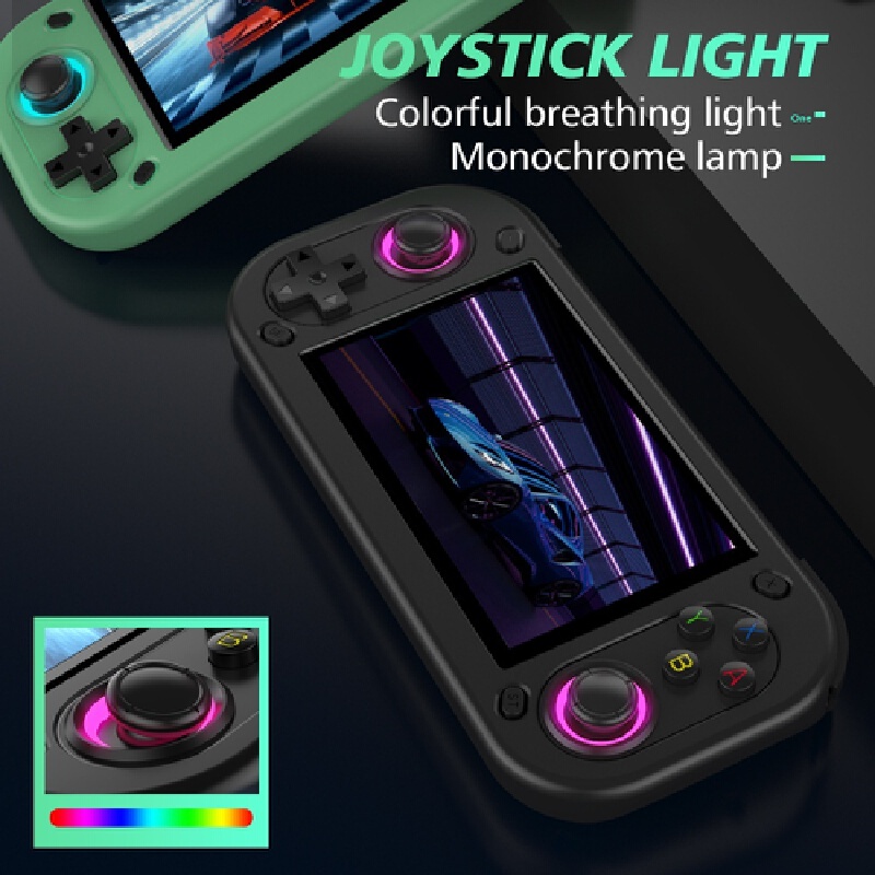 Gaming Console All - Handheld-Spielkonsolen R43s Retro-Spielgerät 4,3 Zoll HD-IPS-Bildschirm