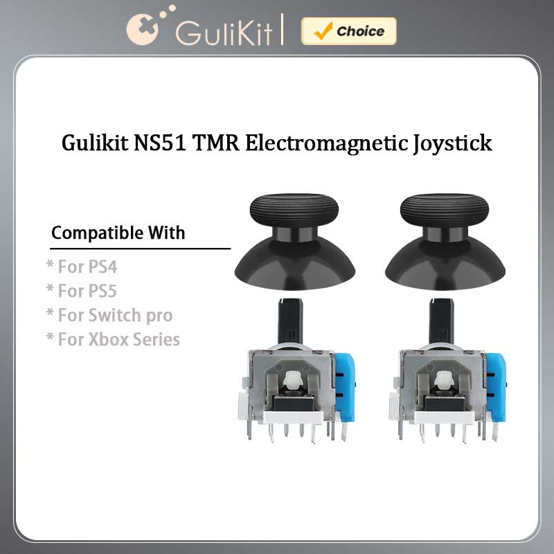 Gaming Console In Tv - GuliKit NS51 TMR Joystick mit Stick-Kappe,