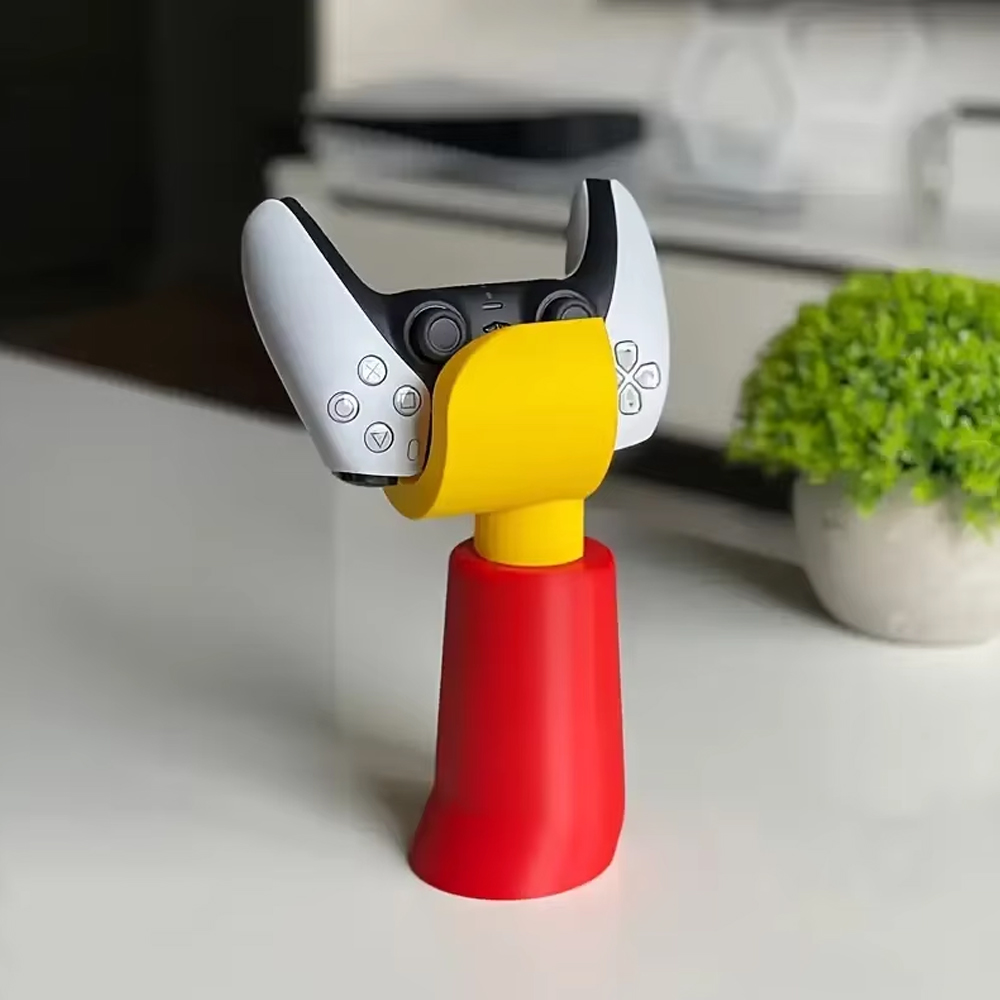 Gaming Console Setup - Kreativer Baustein-Spielcontroller-Ständer Kompatibel mit PS5 PS4