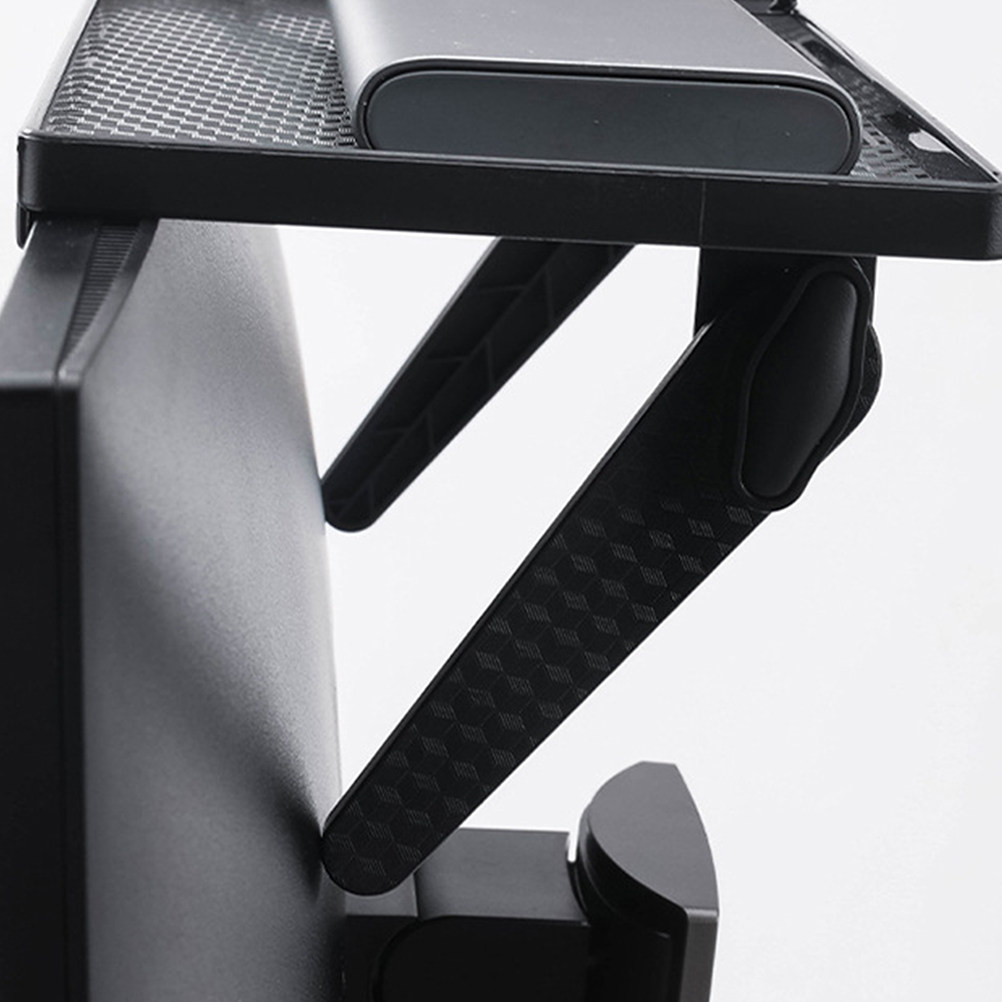 Gaming Console In Tv - Bohrfreier Router-Aufbewahrungsorganizer, ABS-TV-Monitor-Regal, verstellbarer, stabiler Bildschirmhalter,