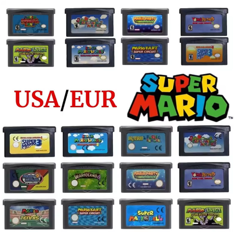 Gaming Console Video - 1~7 Stück USA 32-Bit GBA Spielmodule