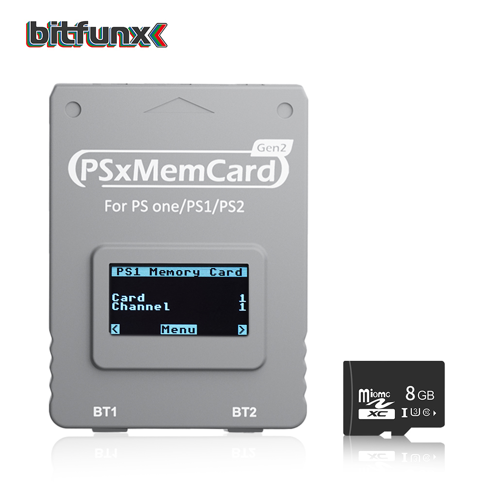 Gaming Console Sony - Bitfunx PSxMemCard Gen2 Store Game Saves
