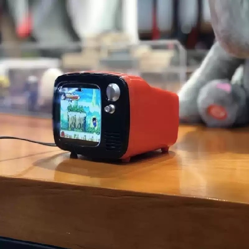 Gaming Console In Tv - Intelligente Mini-TV-Spielkonsole mit Doppelfunktion zum Video-Schauen