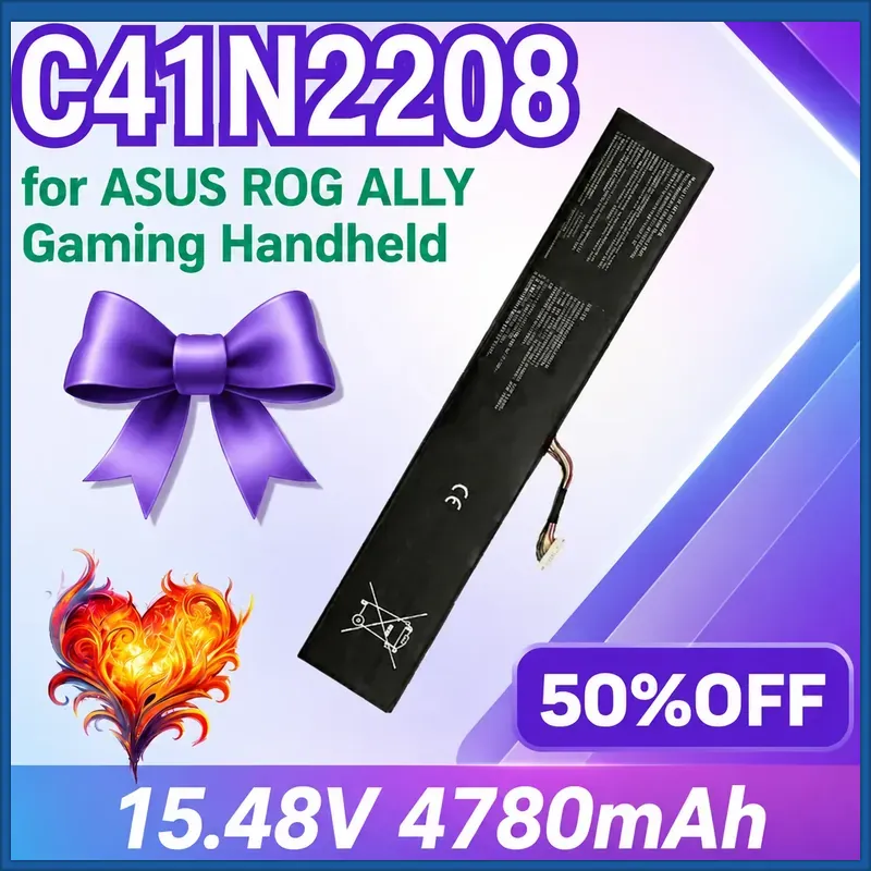 Gaming Console Rog - Neuer C41N2208 4780mAh 15,48V Akku für