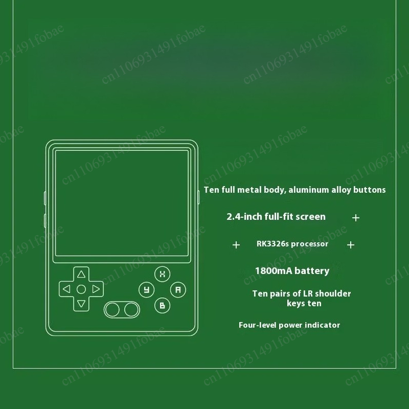 Vollmetall-CNC-Retro-Handheld- – Gaming Console All Bewertung und Preis