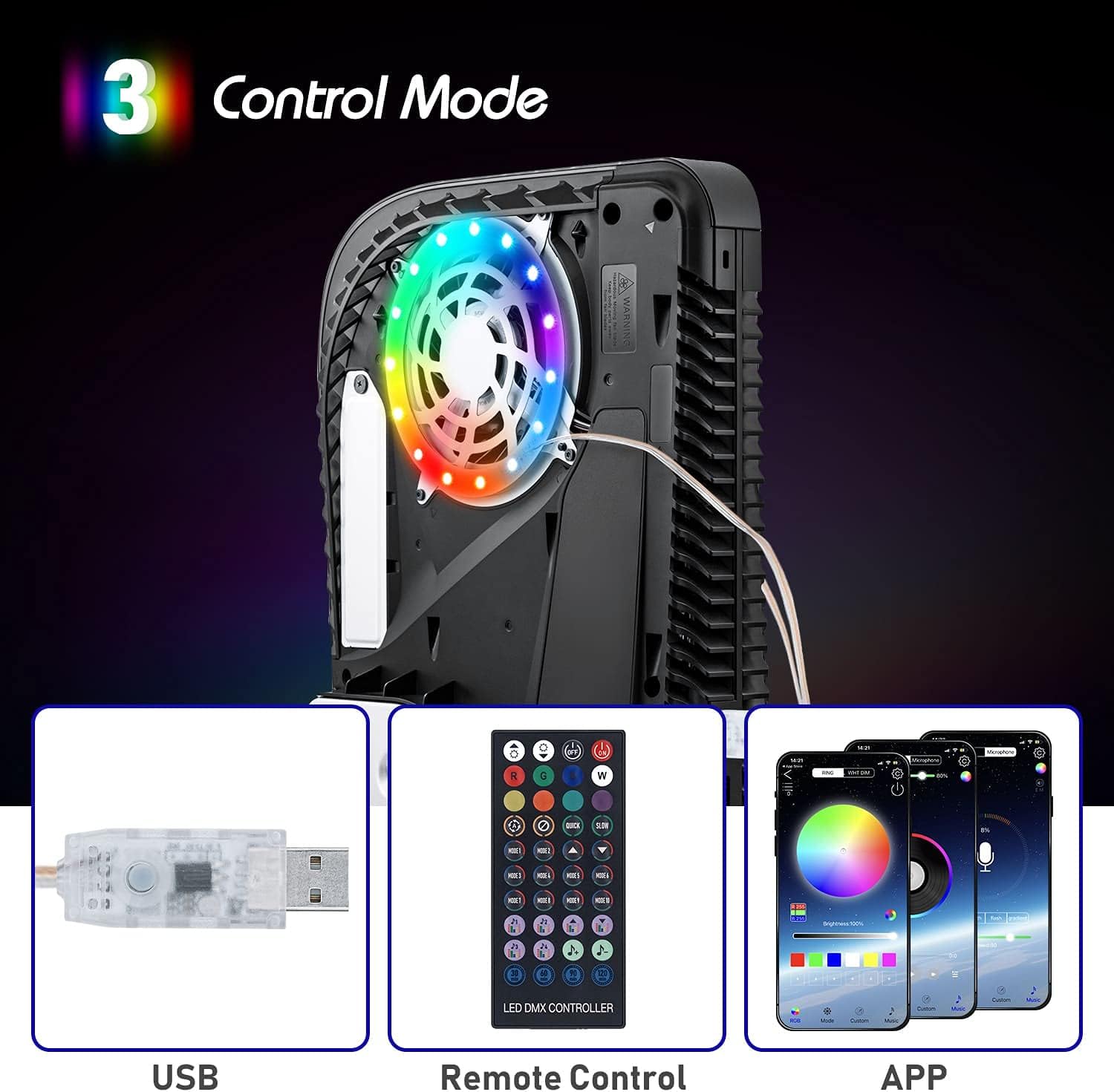 RGB LED-Lichtstreifen für PS5  – Gaming Console Sony Bewertung und Preis