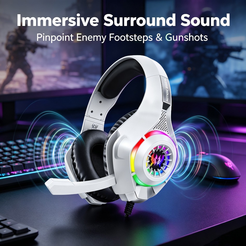 PC-Gaming-Headset mit Mikrofon – Gaming Console Or Pc Bewertung und Preis
