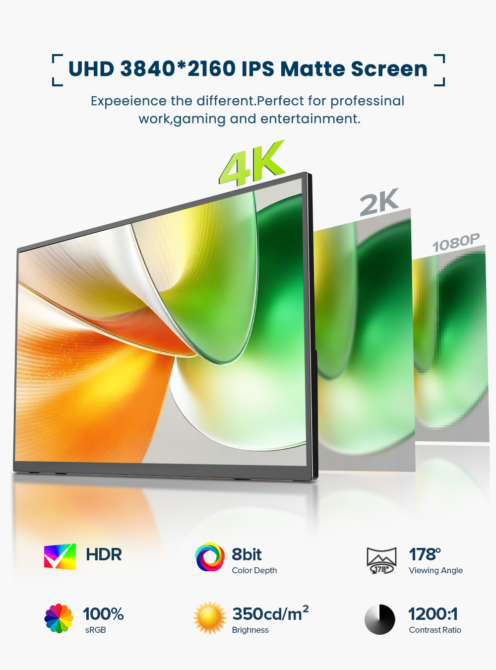 EVICIV 4K tragbarer Monitor 10 – Gaming Console Type Bewertung und Preis