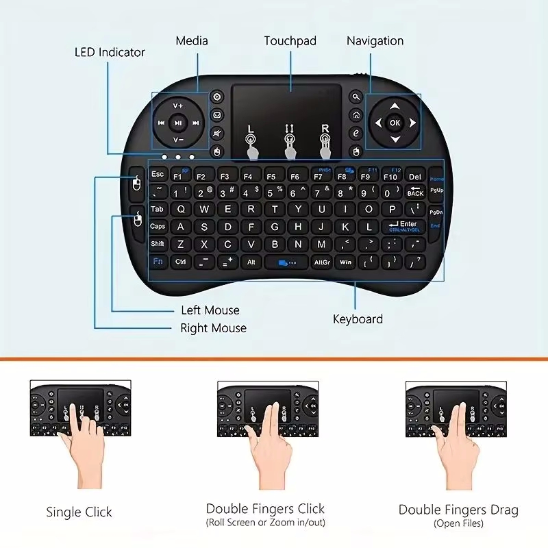 Kabellose Tastatur Air Mouse S – Gaming Console Or Pc Bewertung und Preis